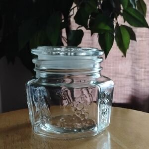 Clear Glass Jar with Lid